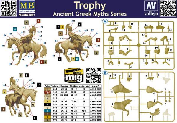 1/35 Master Box 24069 Ancient Greek Myths Series. Trophy