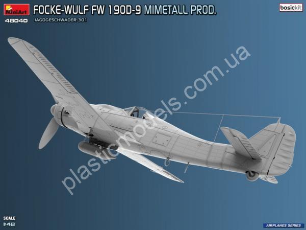 Focke Wulf Fw-190 D-9 - Mimetall Production Jagdgeschwader 301 (Basic Kit) 1/48 MiniArt 48040