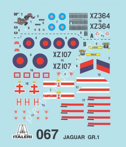 1/72 Italeri 067 Jaguar GR.1