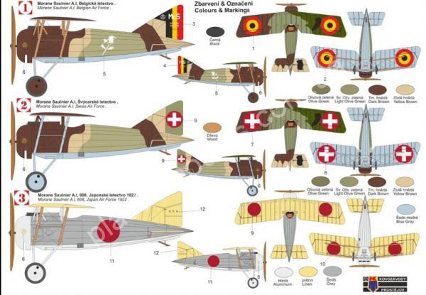 1/72 Kovozavody Prostejov 0455 Morane Saulnier MS.A.I “Other services”