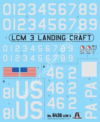 1/35 Italeri 6436 LCM 3 - 50ft Landing Craft