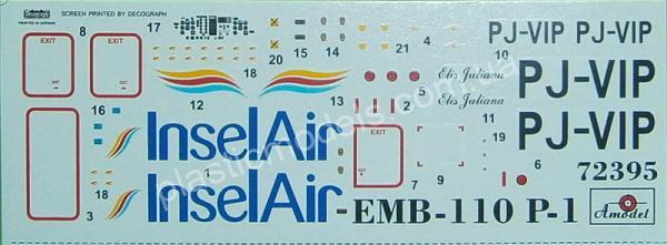 1/72 A-model 72395 Embraer EMB-110P-1