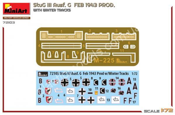 1/72 MiniArt 72103 StuG III Ausf. G Feb 1943 Prod. with winter tracks