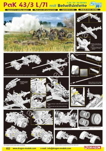 1/35 Dragon 6522 PaK 43/3 L/71 mit Behelfslafette