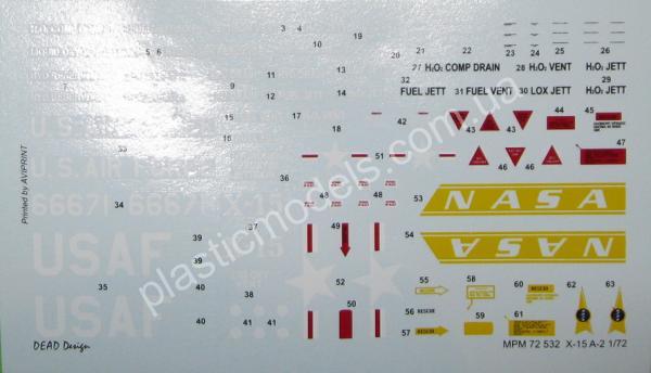 1/72 MPM 72562 X-15A-2 