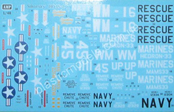 1/48 AMP 48001 Sikorsky HO3S-1