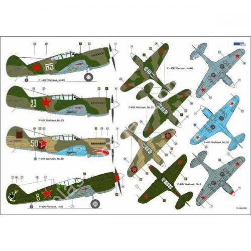 1/48 AML AMLD 48019 P-40 in Stalin´s Sky /  Lend – Lease