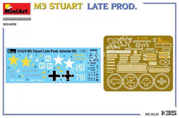1/35 MiniArt 35429 M3 Stuart Late Prod. Interior Kit