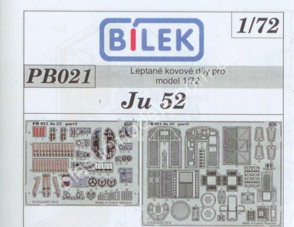 1/72 Bilek pb 021 Photo etched JU-52