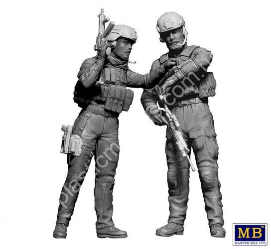 1/24 Master Box 24068 Modern War Series, kit No. 1. Our route has been changed!