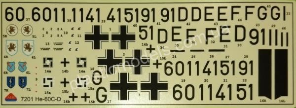 1/72 AIM fan model 7201 German seaplane Heinkel He-60 C-D