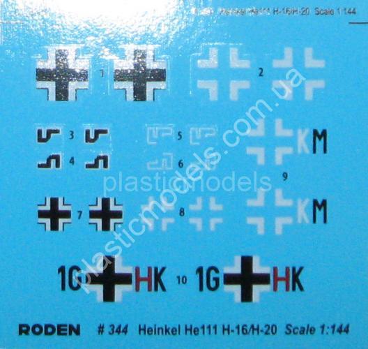 1/144 Roden 344 Heinkel He-111 H-16/H-20