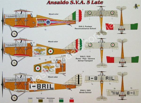 1/48 FLY 48007 Ansaldo S.V.A. 5 Late