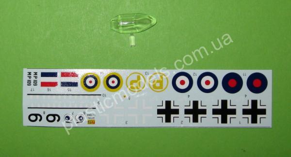 1/72 RS models 92085 самолет Messerschmitt Bf 109 X