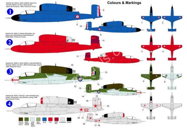 1/72 AZ model 7822 Heinkel He 162A-2 