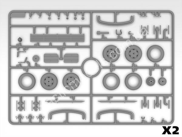 1/35 ICM 35593 G7107 WWII Army Truck