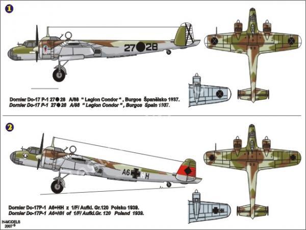 1/72 RS models 92021 Dornier 17 P Legion Condor