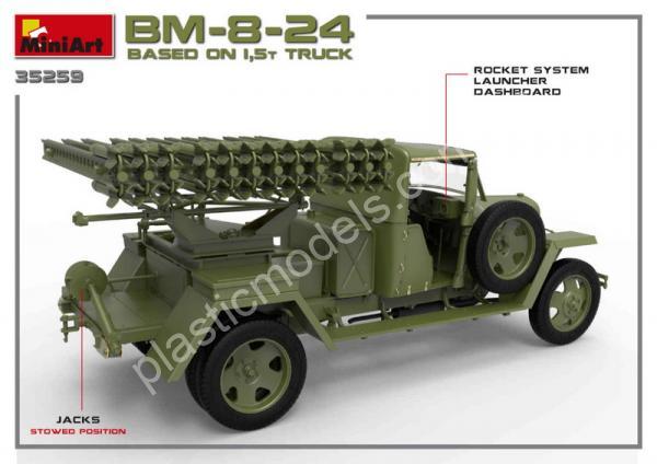 1/35 MiniArt 35259 Soviet Rocket Launcher BM-8-24 based on 1,5t Truck