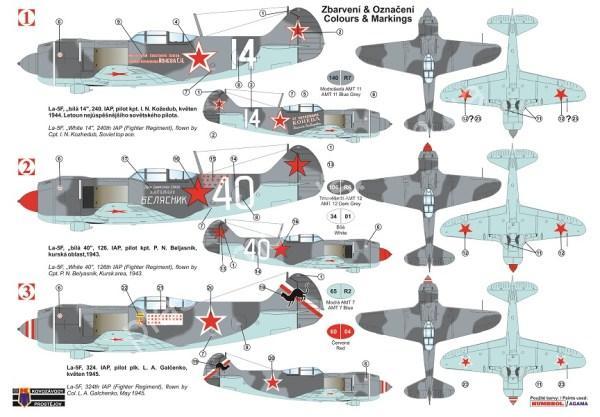 1/72 Kovozavody Prostejov 0175 La-5F “Aces”
