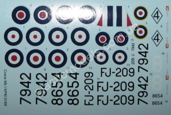 1/72 Kovozavody Prostejov 0169 Cessna CRANE Mk.Ia
