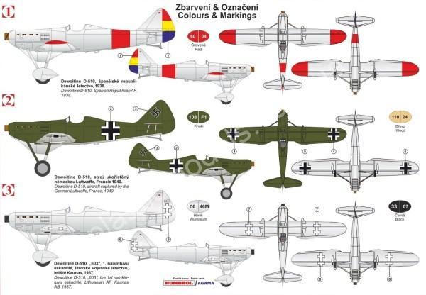1/72 Kovozavody Prostejov 0180 Dewoitine D.510 International