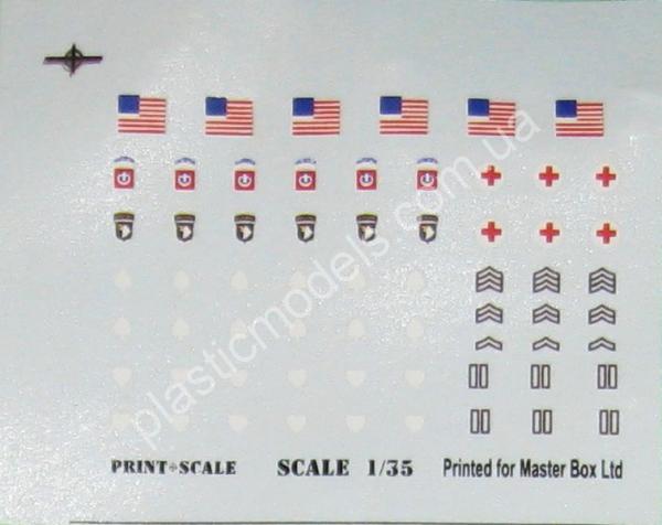 1/35 Master Box 3511 US paratroopers (1944)