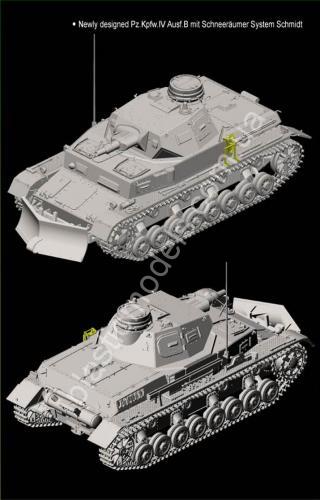 1/35 Dragon 6764 Pz.Kpfw.IV Ausf.B mit Schneeräumer System Schmidt