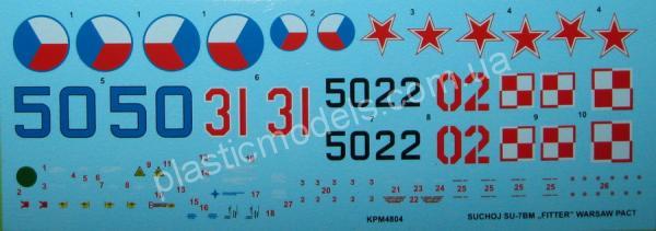 1/48 Kovozavody Prostejov 4804 Suchoj Su-7BM