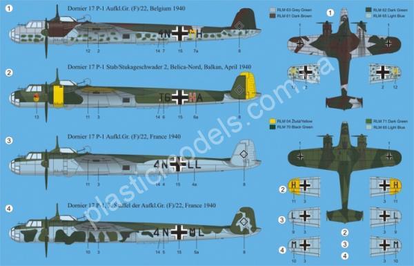 1/72 RS models 92108 Dornier Do 17 P
