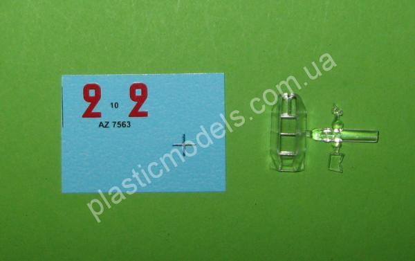 1/72 AZ model 7563 Messerschmitt Bf 109F Hungarian AF