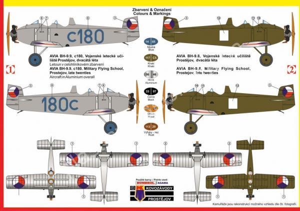 1/72 Kovozavody Prostejov 0076 Avia BH-9 „Boska“ Military