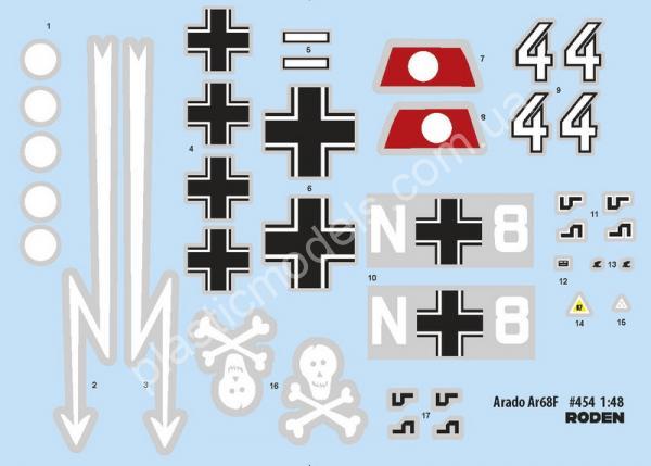 1/48 Roden 454 Arado Ar 68F-1
