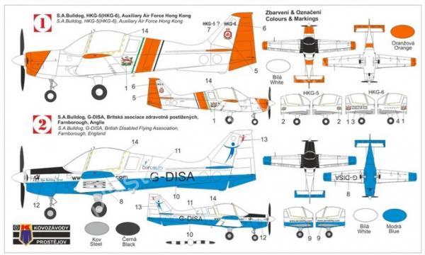 1/72 Kovozavody Prostejov BLK 0002 S.A.Bulldog