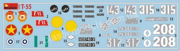 1/35 MiniArt 37018 T-55 Mod. 1963 Interior Kit