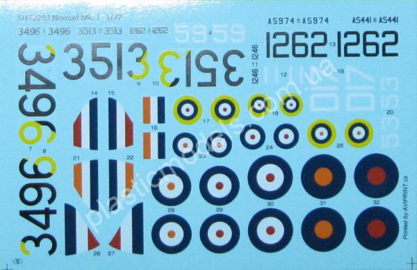1/72 Special hobby 72292 Nomad Mk. I
