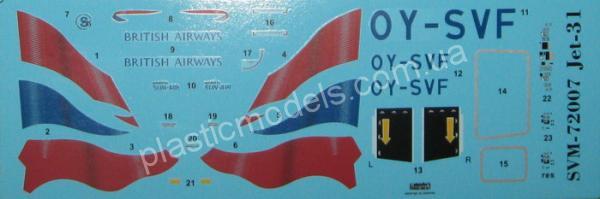 1/72 SOVA-M 72007 Jetstream Super 31 (5-blade propellers version)