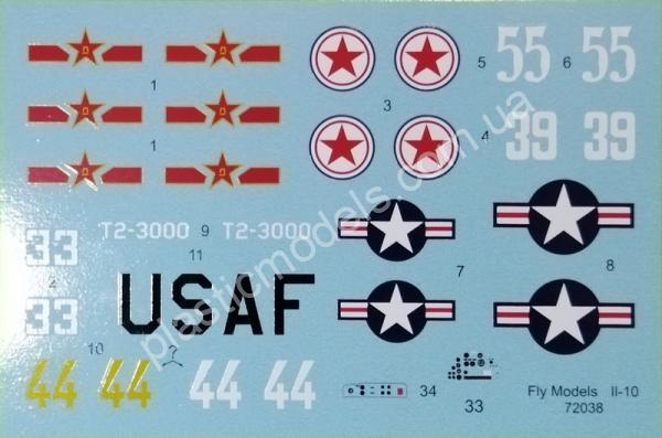 1/72 FLY 72038 Ilyushin Il-10 Chinese and Korea service