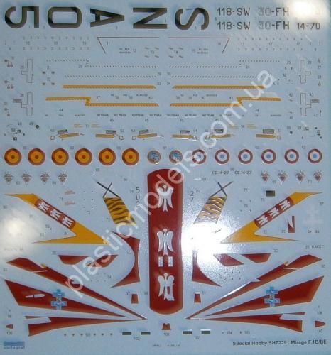 1/72 Special hobby 72291 Mirage F.1B