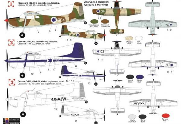 1/72 Kovozavody Prostejov 0369 Cessna C-180 (U-17) 