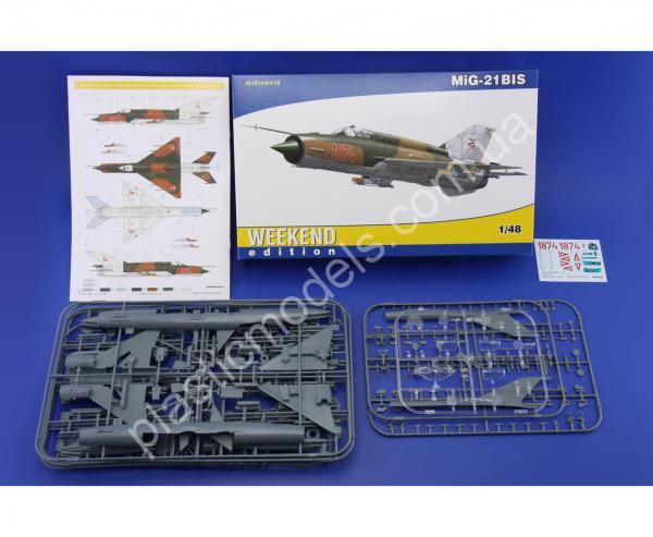 1/48 Eduard 84131 MiG-21BIS weekend edition упрощенная