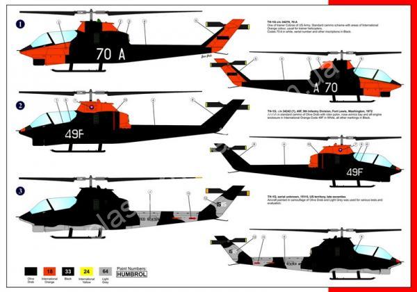 1/72 AZ model 7451 Bell TH-1G Training Cobra