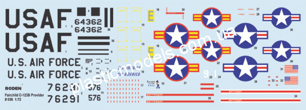 1/72 Roden 056 Fairchild C-123B Provider