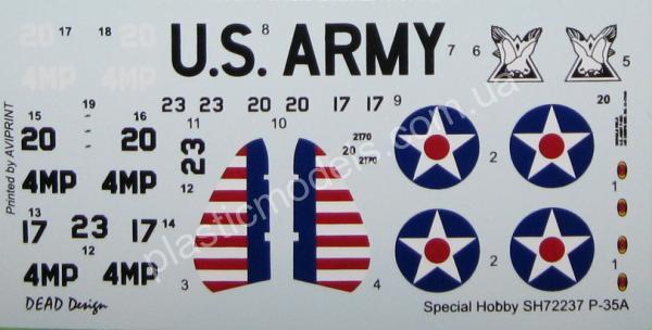 1/72 Special hobby 72237 P-35A