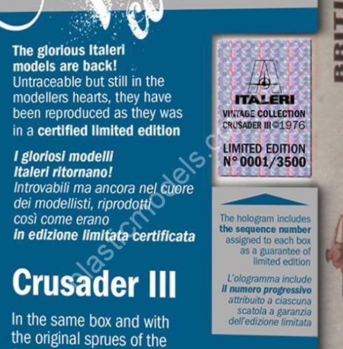 1/35 ITALERI 219 Crusader III