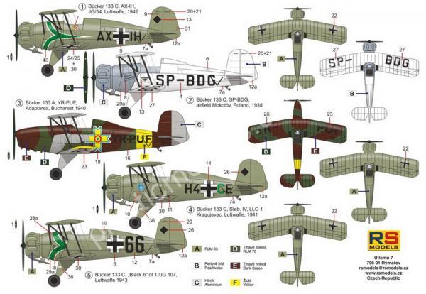 1/72 RS models 92270 Bücker Bü 133 A/C