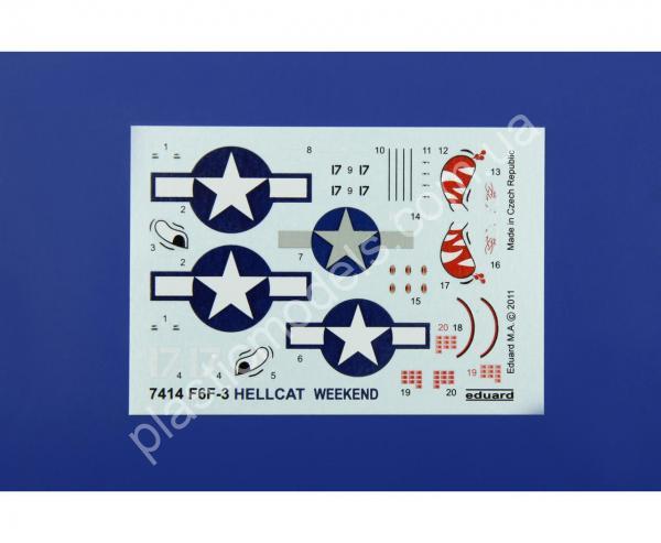 1/72 Eduard 7414 F6F-3 HELLCAT