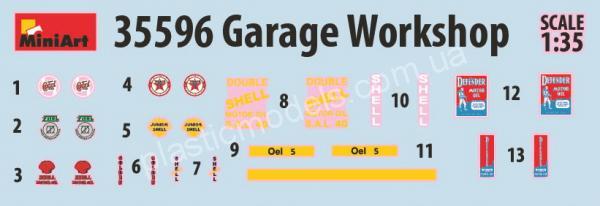 1/35 MiniArt 35596 Garage Workshop
