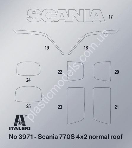 1/24 Italeri 3971 Scania S770 4x2 Normal Roof 