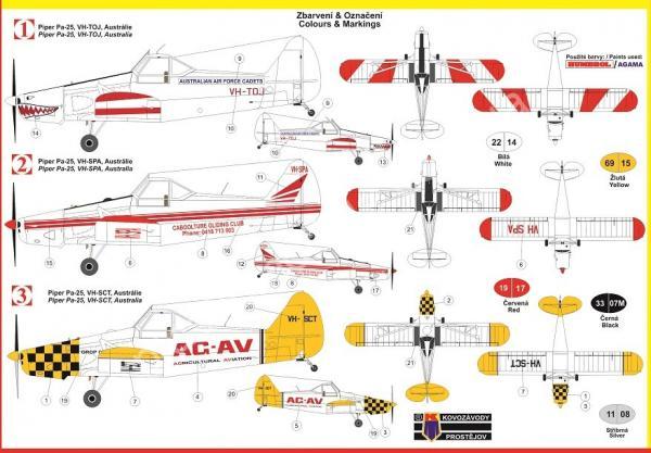 1/72 Kovozavody Prostejov 0125 Piper Pa-25 „Pawnee“ over Australia