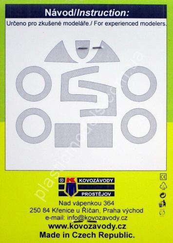 1/72 KPEX 0011 Supermarine Spitfire Mk.IB/Mk.IIB/Mk.VB early - canopy and wheel disk masks